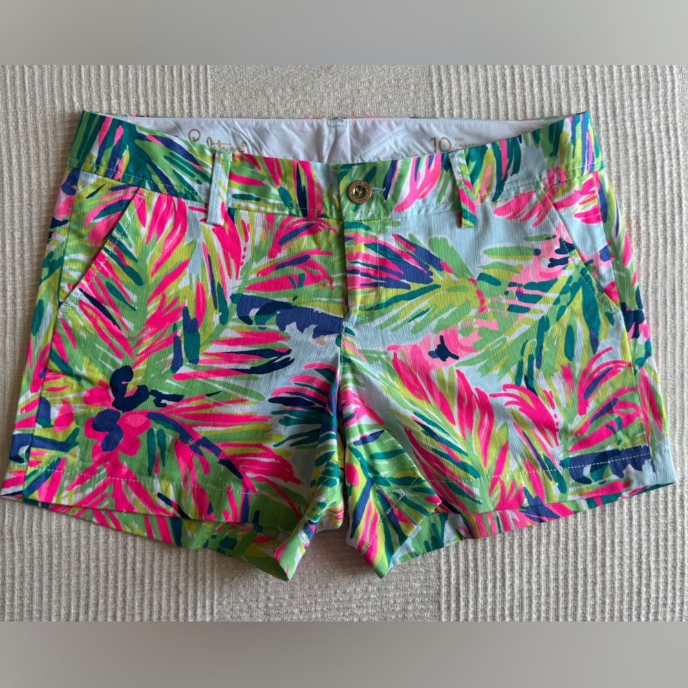 Lilly Pulitzer Callahan Short “In Island Time,” Sz 10